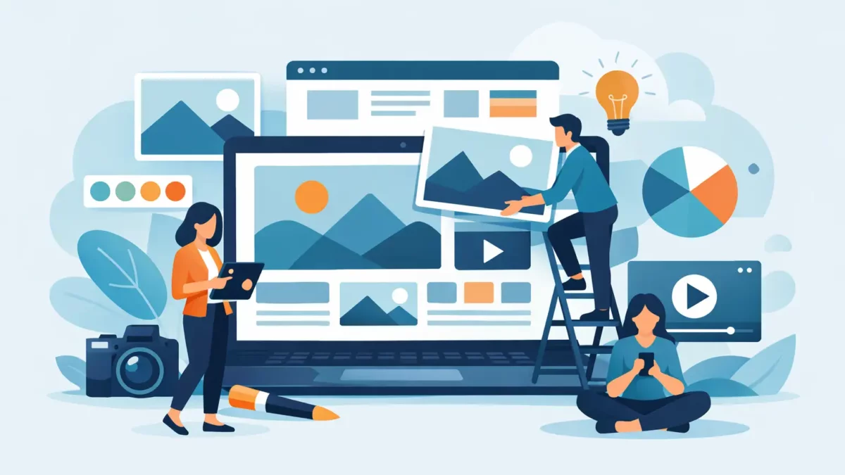 Contenus visuels pour site web efficaces