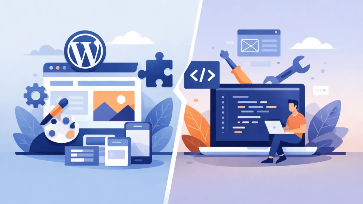 WordPress ou développement sur mesure ?